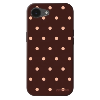 Obal pro Apple iPhone 17e - Peach Dots & Chocolate