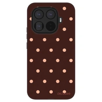 Obal pro Xiaomi 15T Pro - Peach Dots & Chocolate
