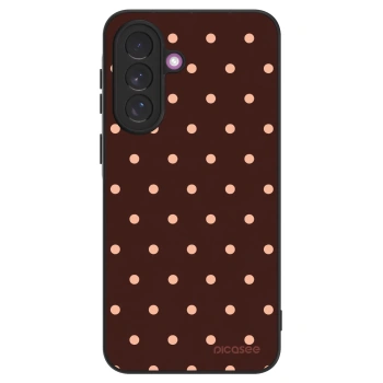 Obal pro Samsung Galaxy A37 - Peach Dots & Chocolate