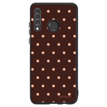 Picasee ULTIMATE CASE pro Huawei P30 Lite - Peach Dots & Chocolate