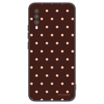Obal pro Samsung Galaxy A30s A307F - Peach Dots & Chocolate