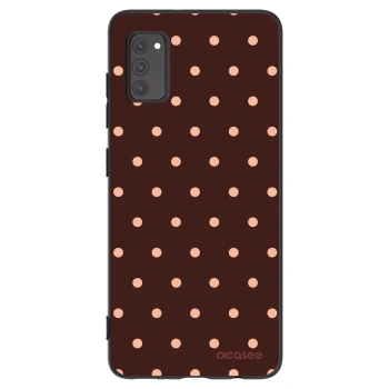 Obal pro Samsung Galaxy A41 A415F - Peach Dots & Chocolate