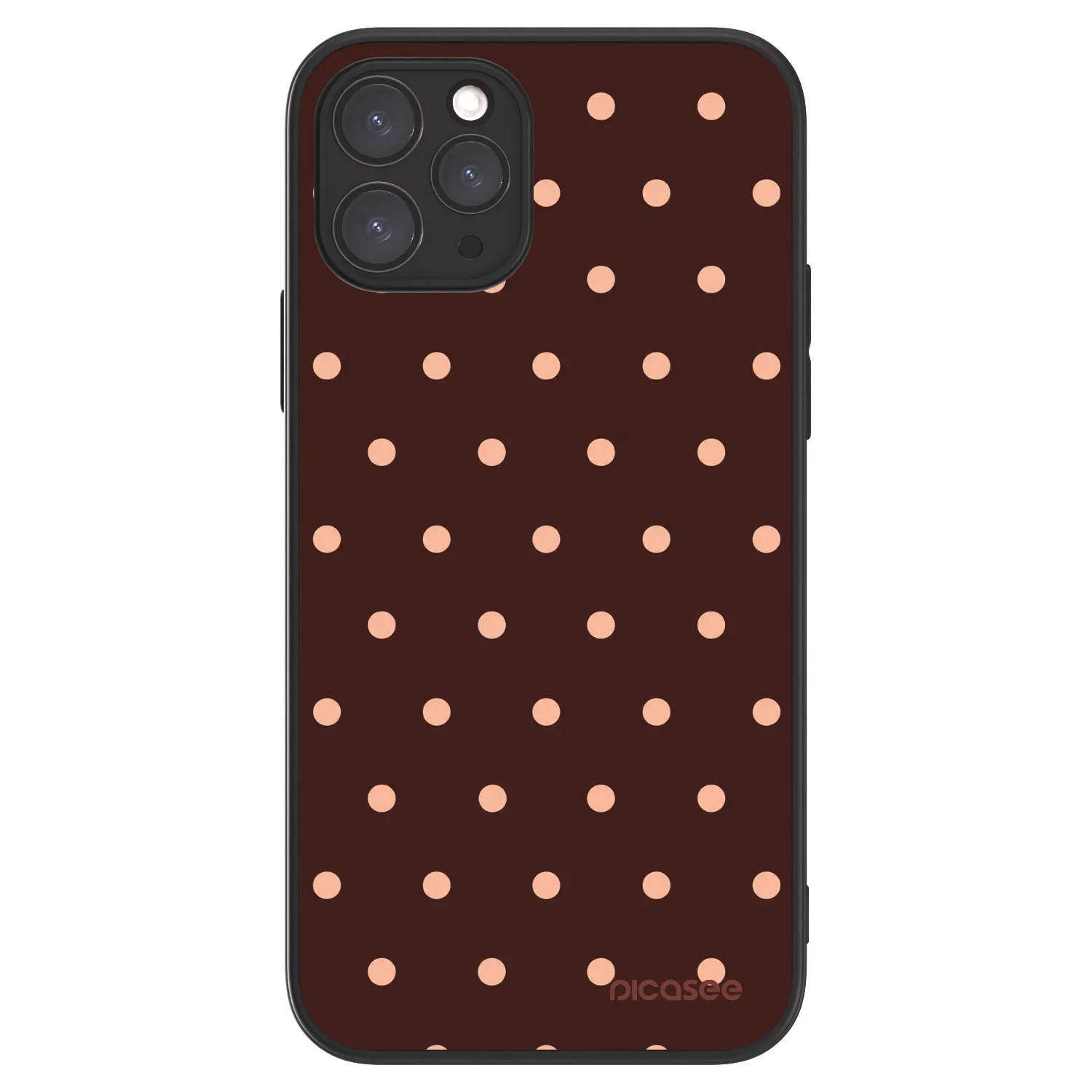 Picasee ULTIMATE CASE pro Apple iPhone 11 Pro - Peach Dots & Chocolate