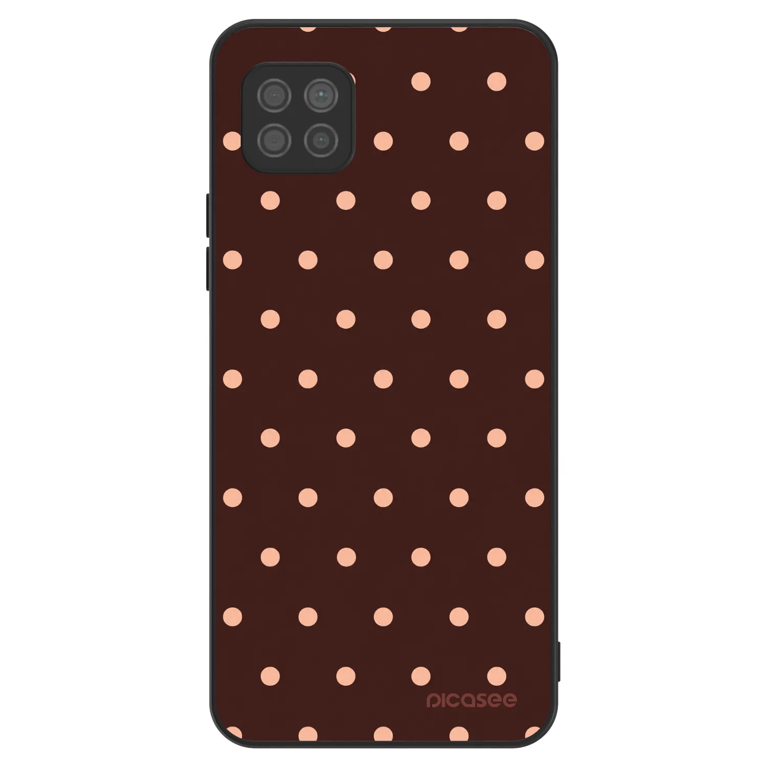 Picasee ULTIMATE CASE pro Huawei P40 Lite - Peach Dots & Chocolate