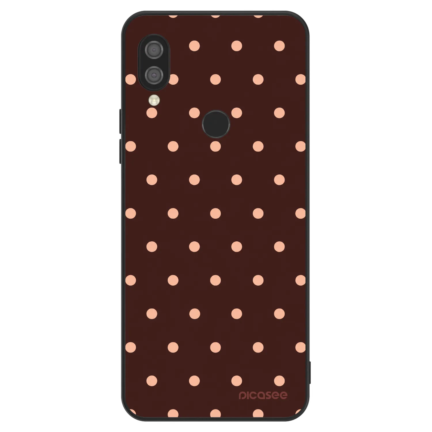 Picasee ULTIMATE CASE pro Xiaomi Redmi 7 - Peach Dots & Chocolate
