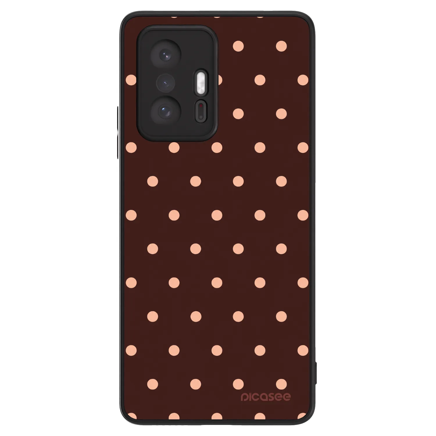 Picasee ULTIMATE CASE pro Xiaomi 11T - Peach Dots & Chocolate