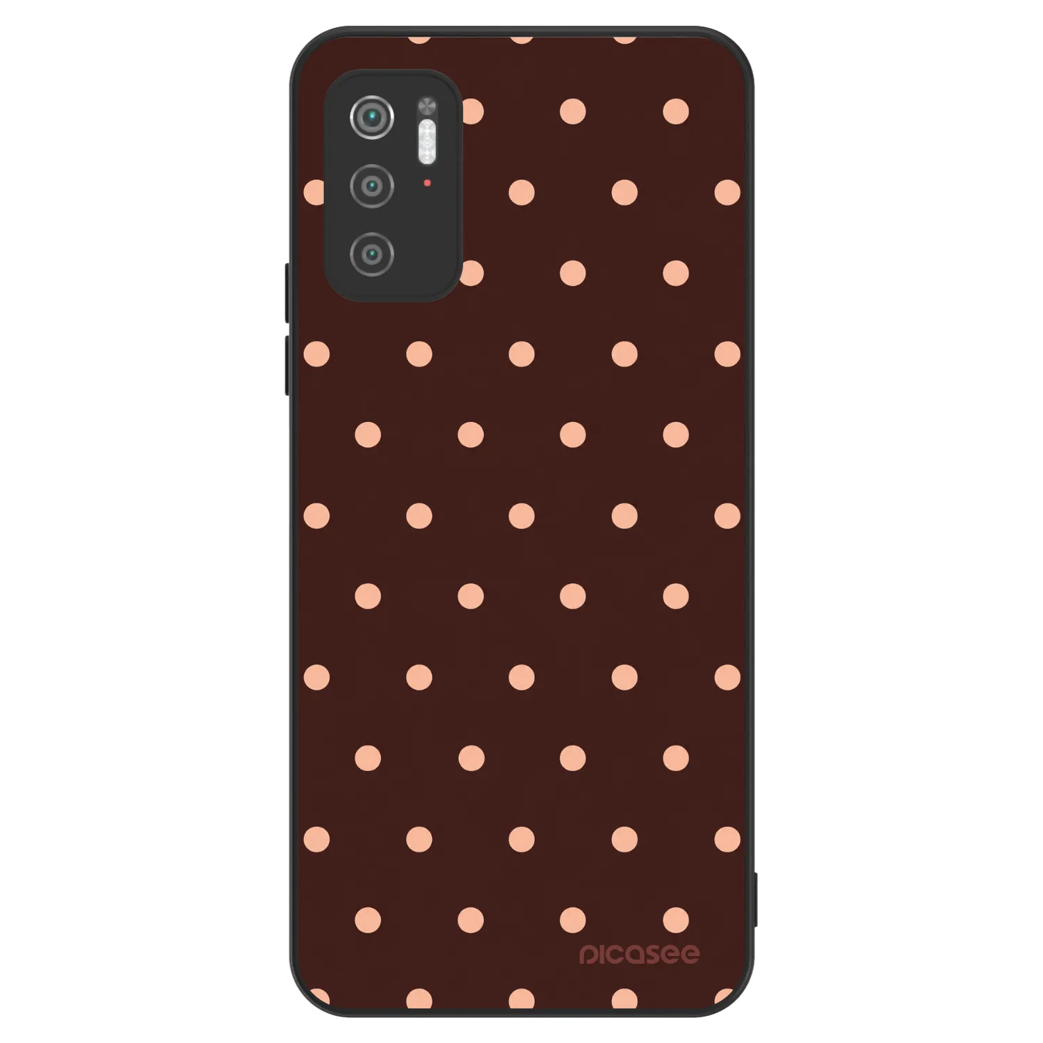 Picasee ULTIMATE CASE pro Xiaomi Poco M3 Pro 5G - Peach Dots & Chocolate