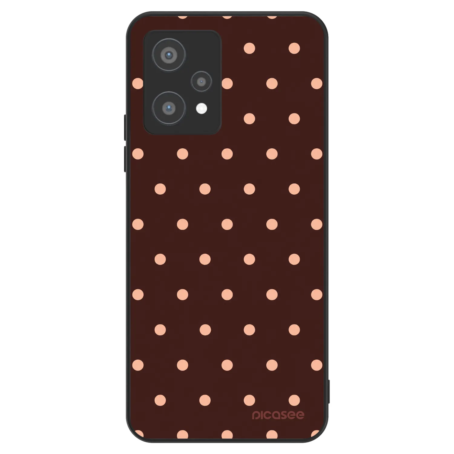 Picasee ULTIMATE CASE pro Realme 9 Pro 5G - Peach Dots & Chocolate