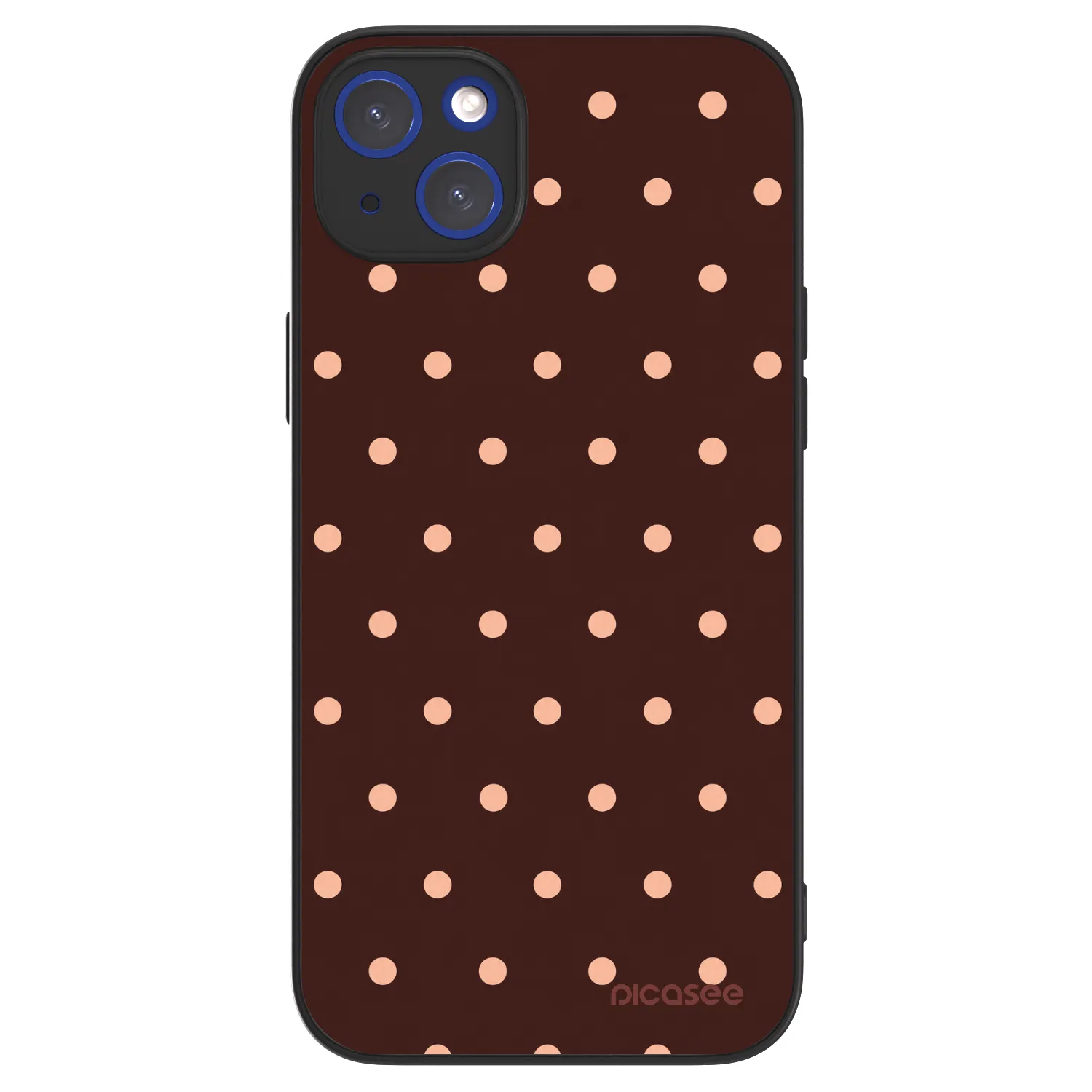 Picasee ULTIMATE CASE pro Apple iPhone 14 Plus - Peach Dots & Chocolate