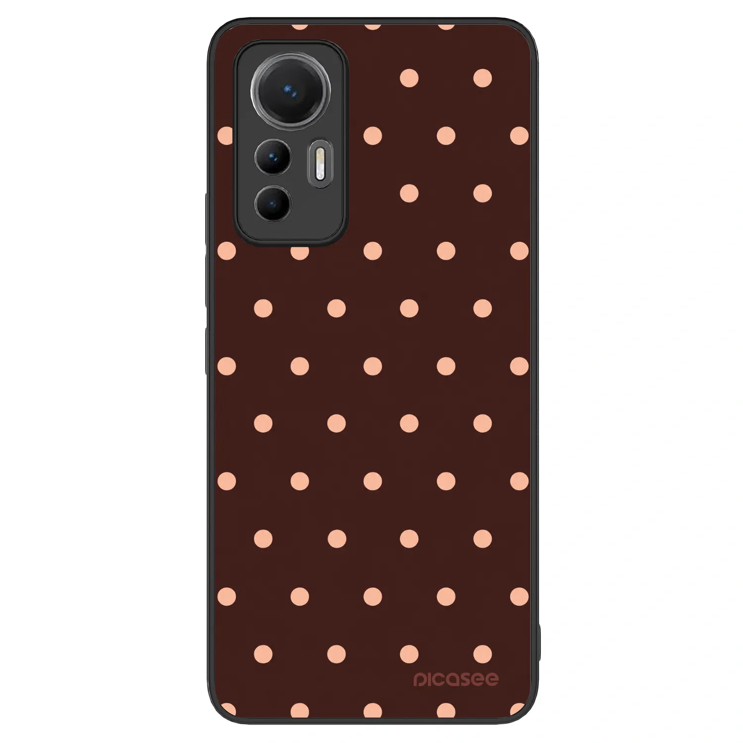 Picasee ULTIMATE CASE pro Xiaomi 12 Lite - Peach Dots & Chocolate