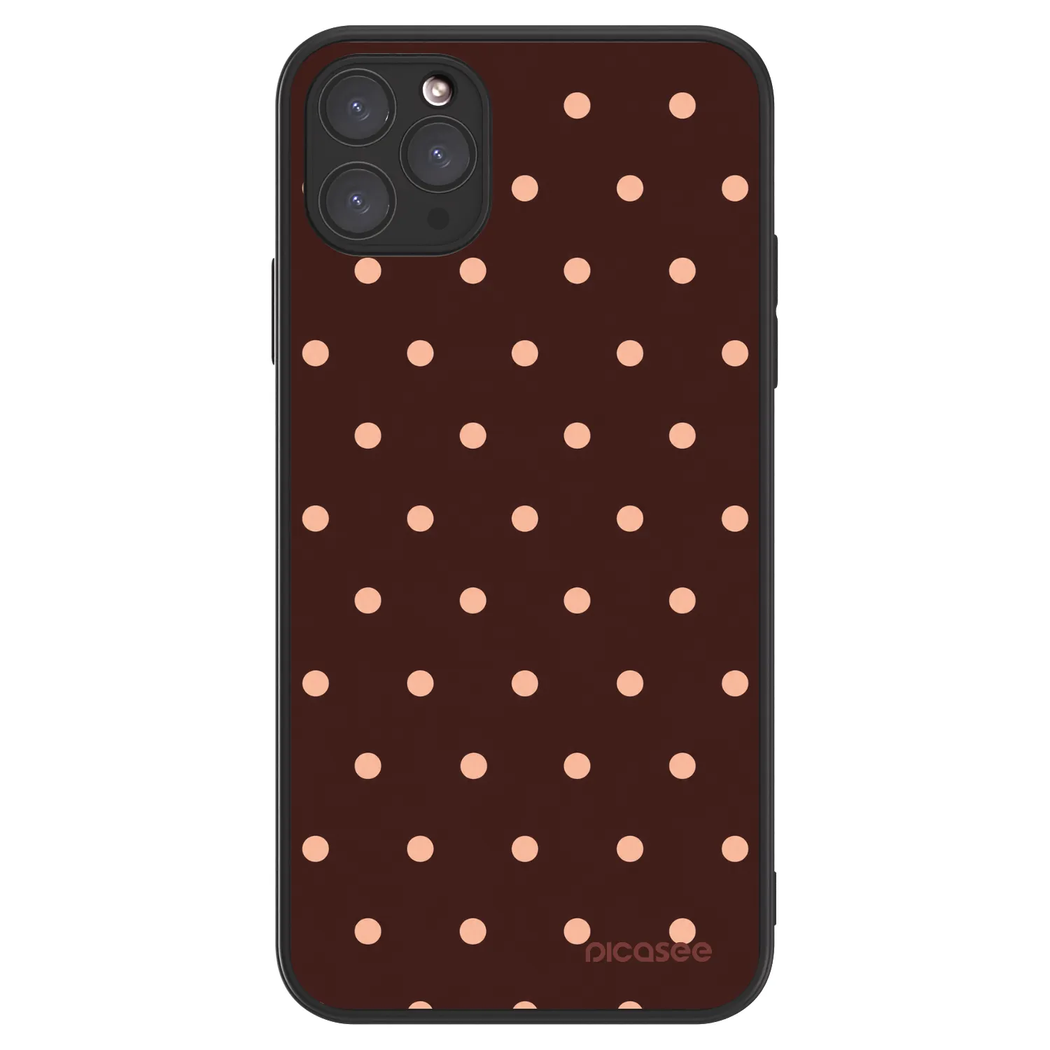 Picasee ULTIMATE CASE MagSafe pro Apple iPhone 11 Pro Max - Peach Dots & Chocolate