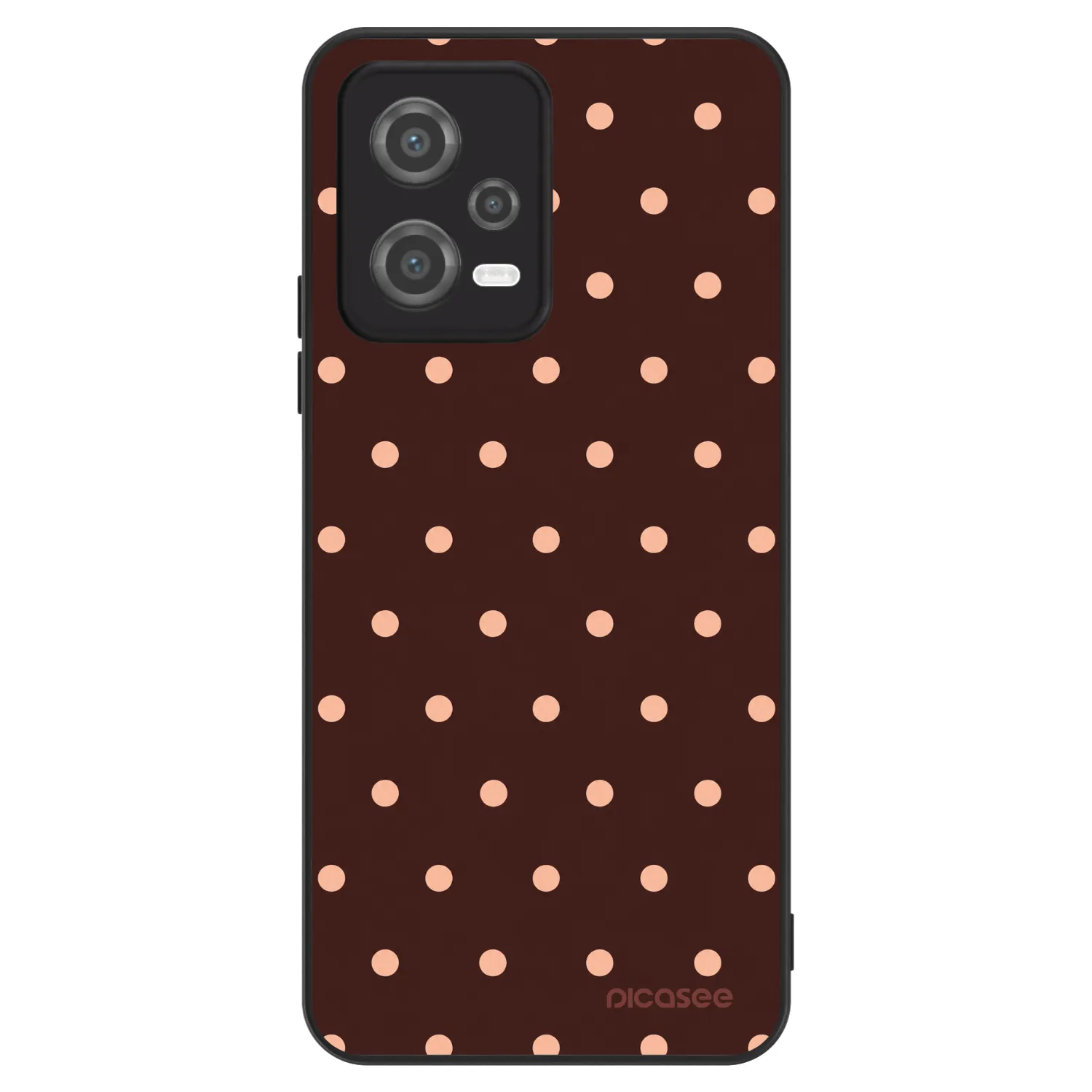 Picasee ULTIMATE CASE pro Xiaomi Poco X5 - Peach Dots & Chocolate
