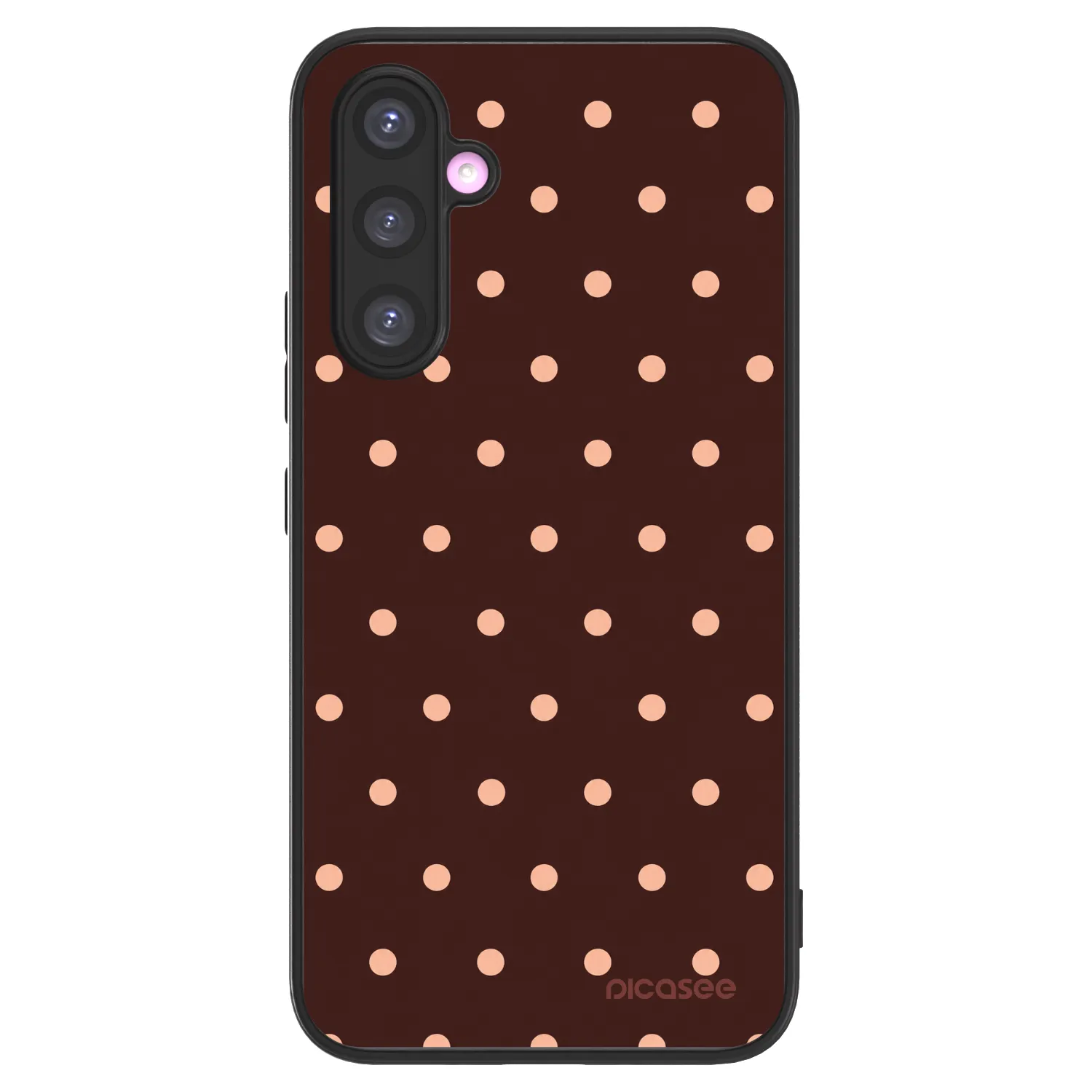 Picasee ULTIMATE CASE pro Samsung Galaxy A54 5G A546B - Peach Dots & Chocolate