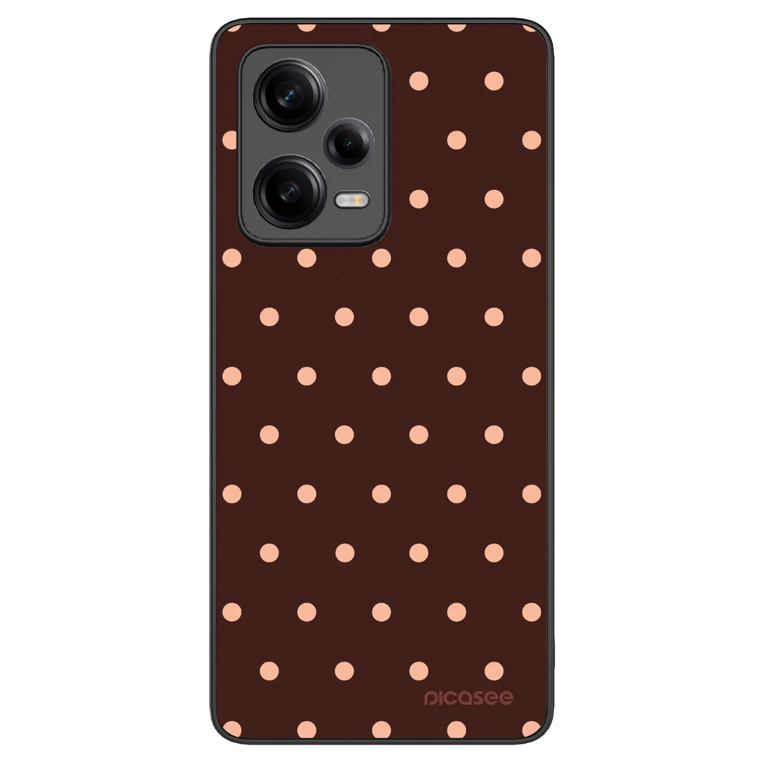 Picasee ULTIMATE CASE pro Xiaomi Redmi Note 12 Pro 5G - Peach Dots & Chocolate
