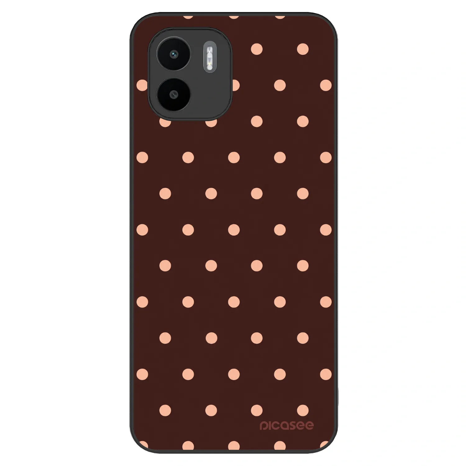 Picasee ULTIMATE CASE pro Xiaomi Redmi A2 - Peach Dots & Chocolate
