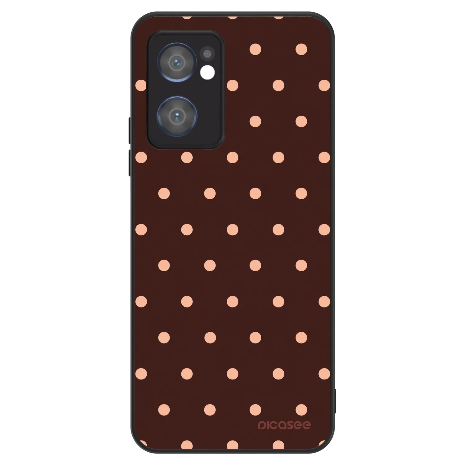Picasee ULTIMATE CASE pro OPPO Reno 7 5G - Peach Dots & Chocolate