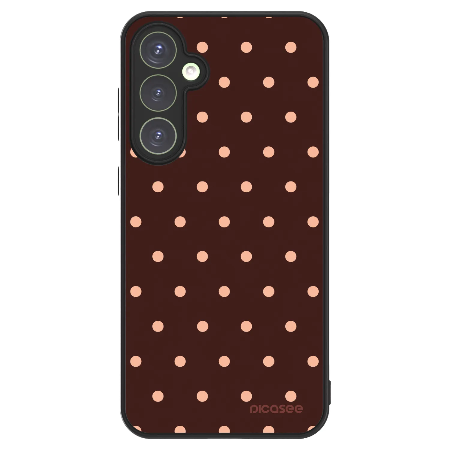 Picasee ULTIMATE CASE pro Samsung Galaxy S23 FE S711B - Peach Dots & Chocolate
