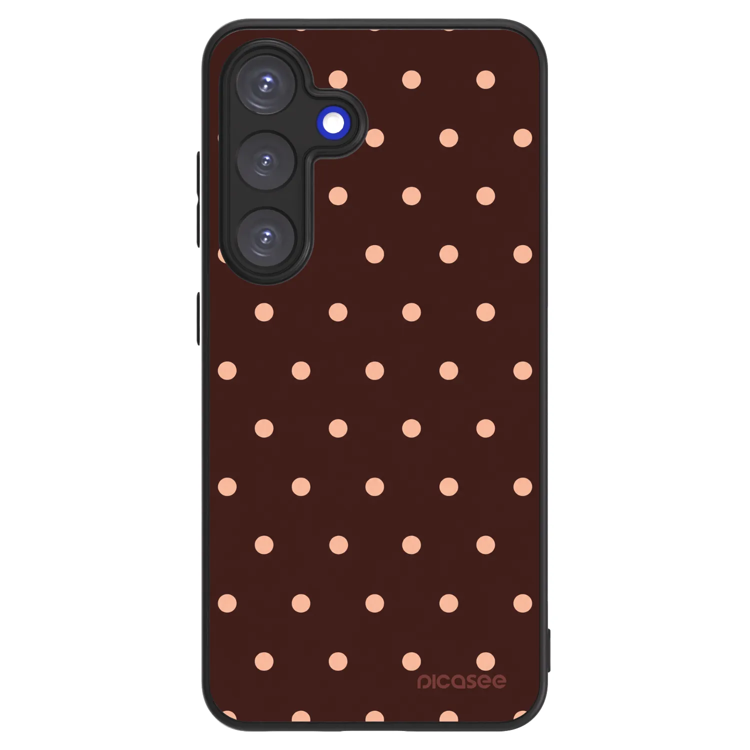 Picasee ULTIMATE CASE pro Samsung Galaxy A25 A256B 5G - Peach Dots & Chocolate