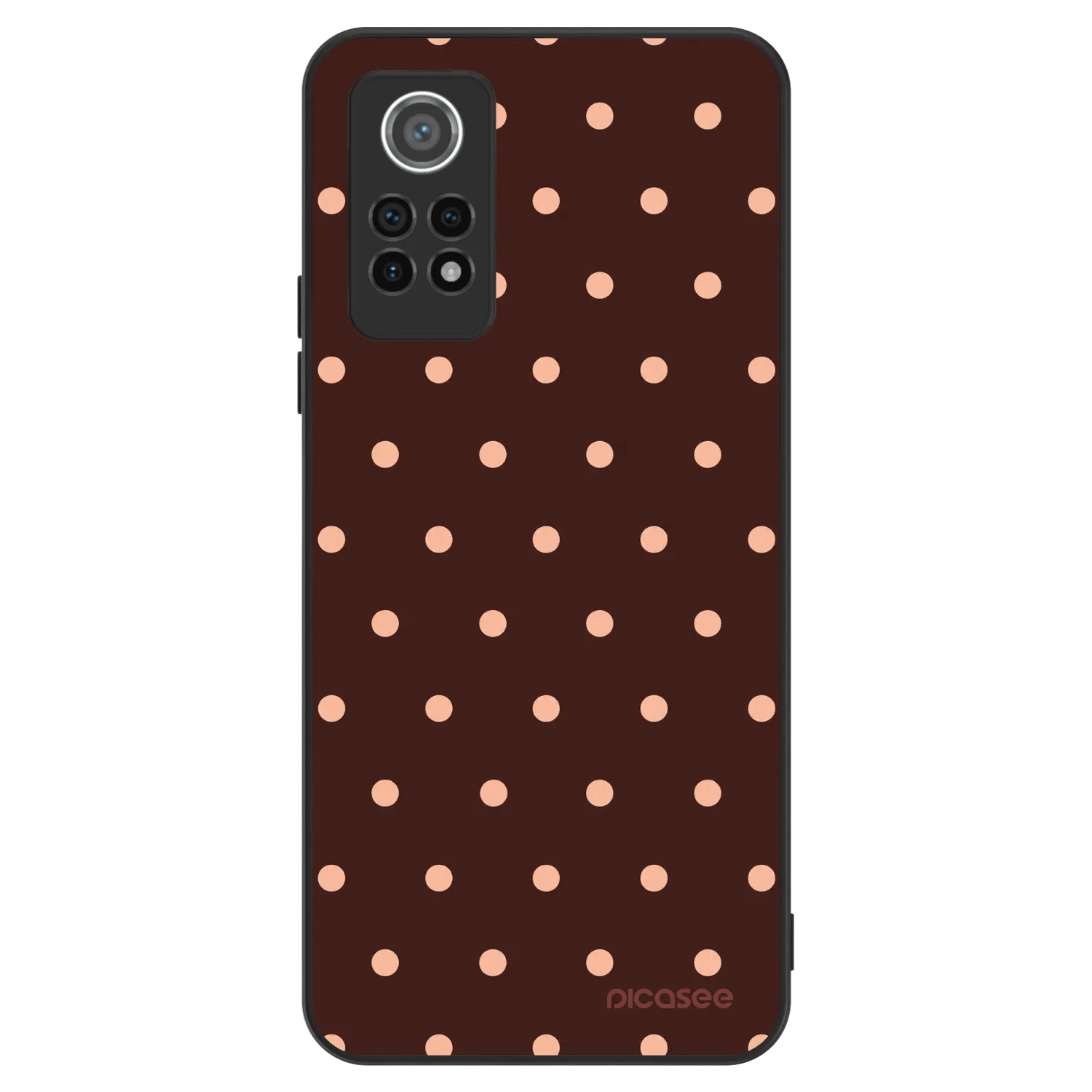 Picasee ULTIMATE CASE pro Xiaomi Redmi Note 12 Pro 4G - Peach Dots & Chocolate