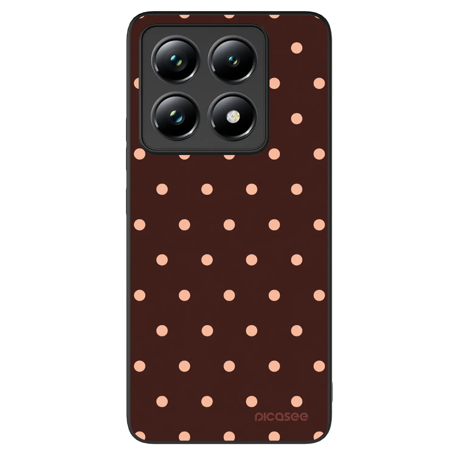 Picasee ULTIMATE CASE pro Xiaomi 14T Pro - Peach Dots & Chocolate