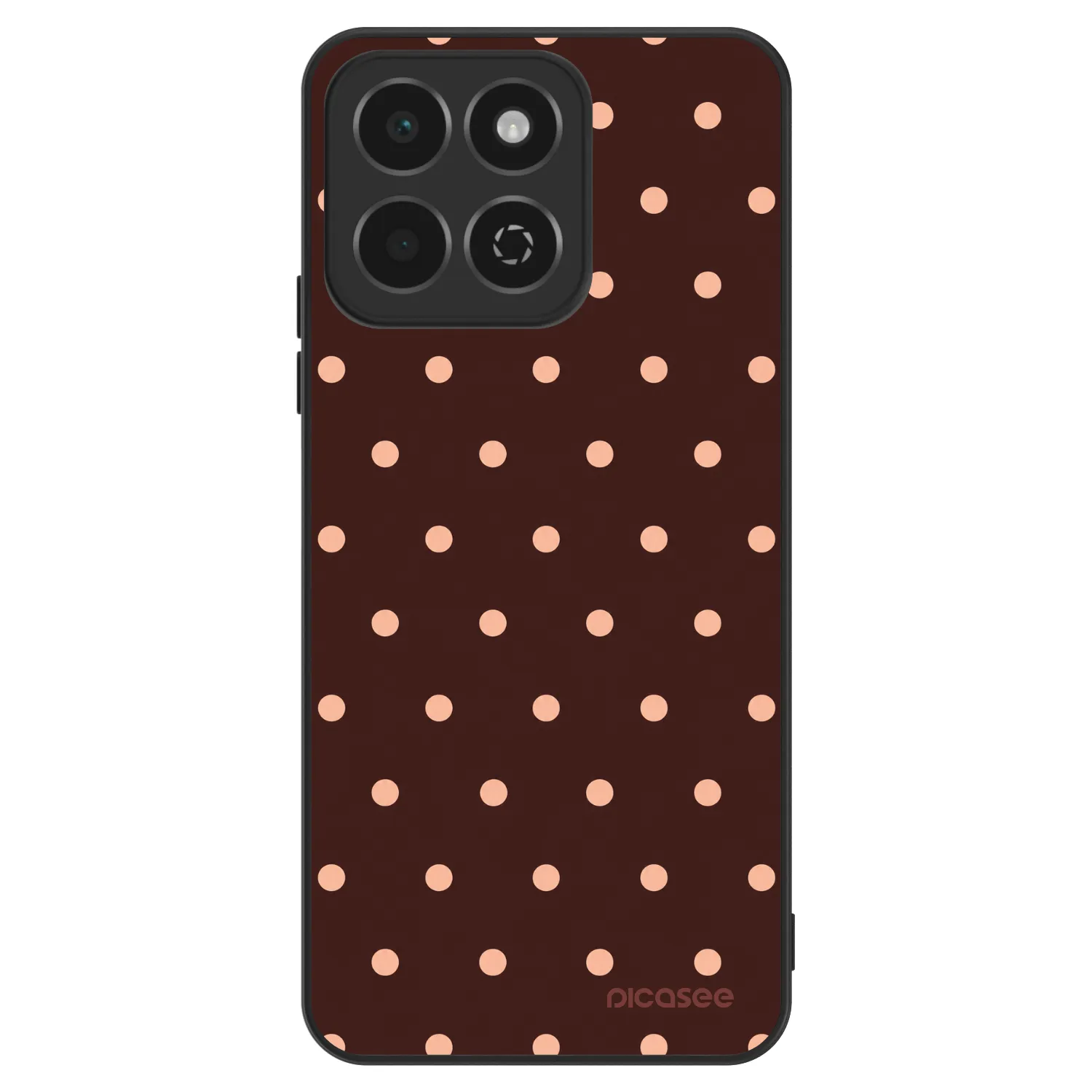 Picasee ULTIMATE CASE pro Honor 200 Smart 5G - Peach Dots & Chocolate