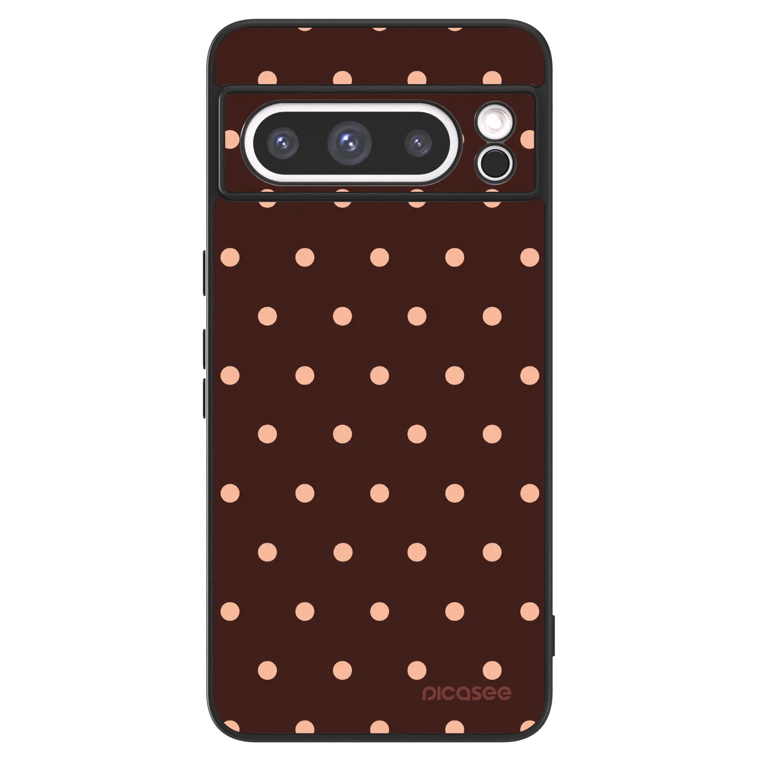 Picasee ULTIMATE CASE pro Google Pixel 8 Pro - Peach Dots & Chocolate