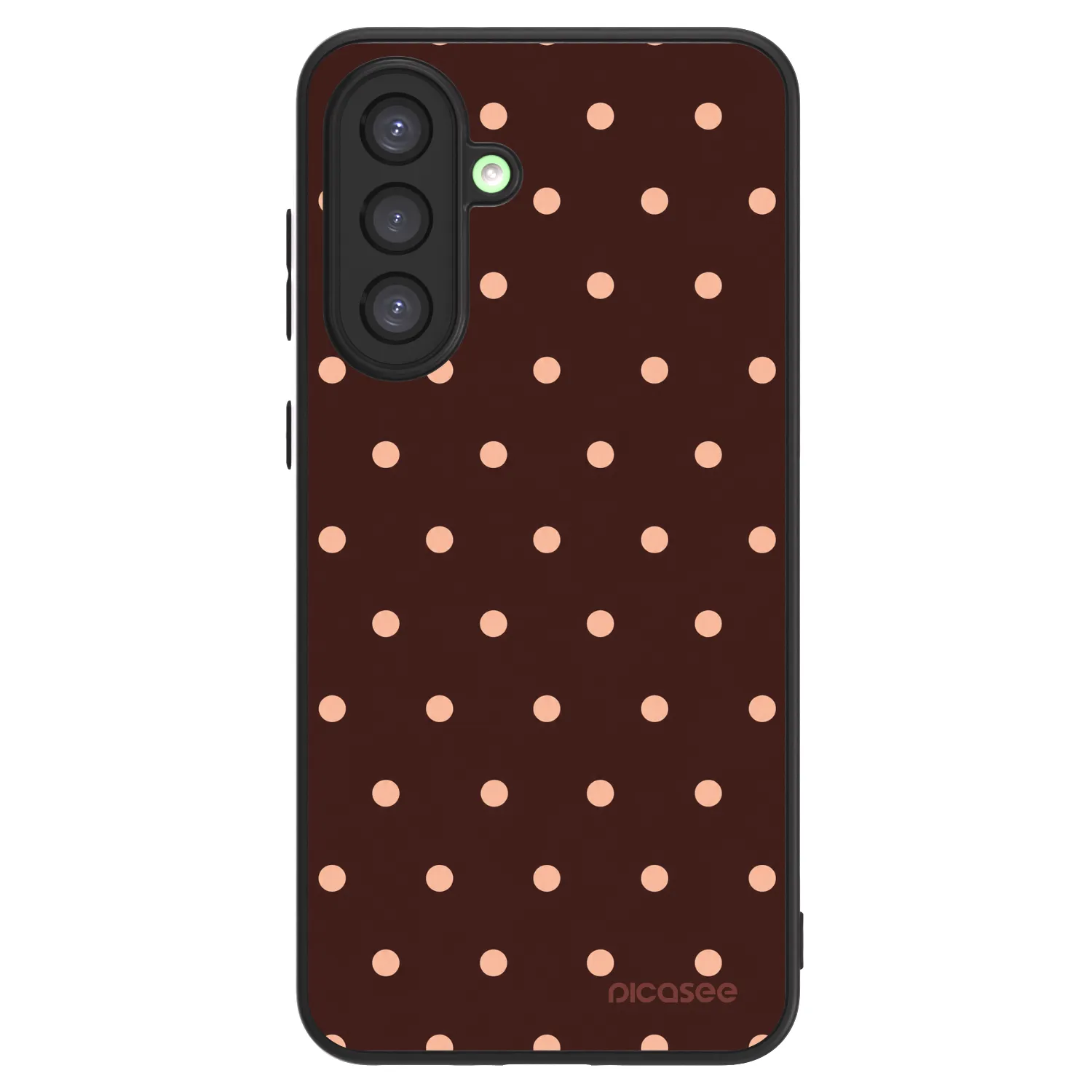 Picasee ULTIMATE CASE pro Samsung Galaxy A26 5G A266B - Peach Dots & Chocolate