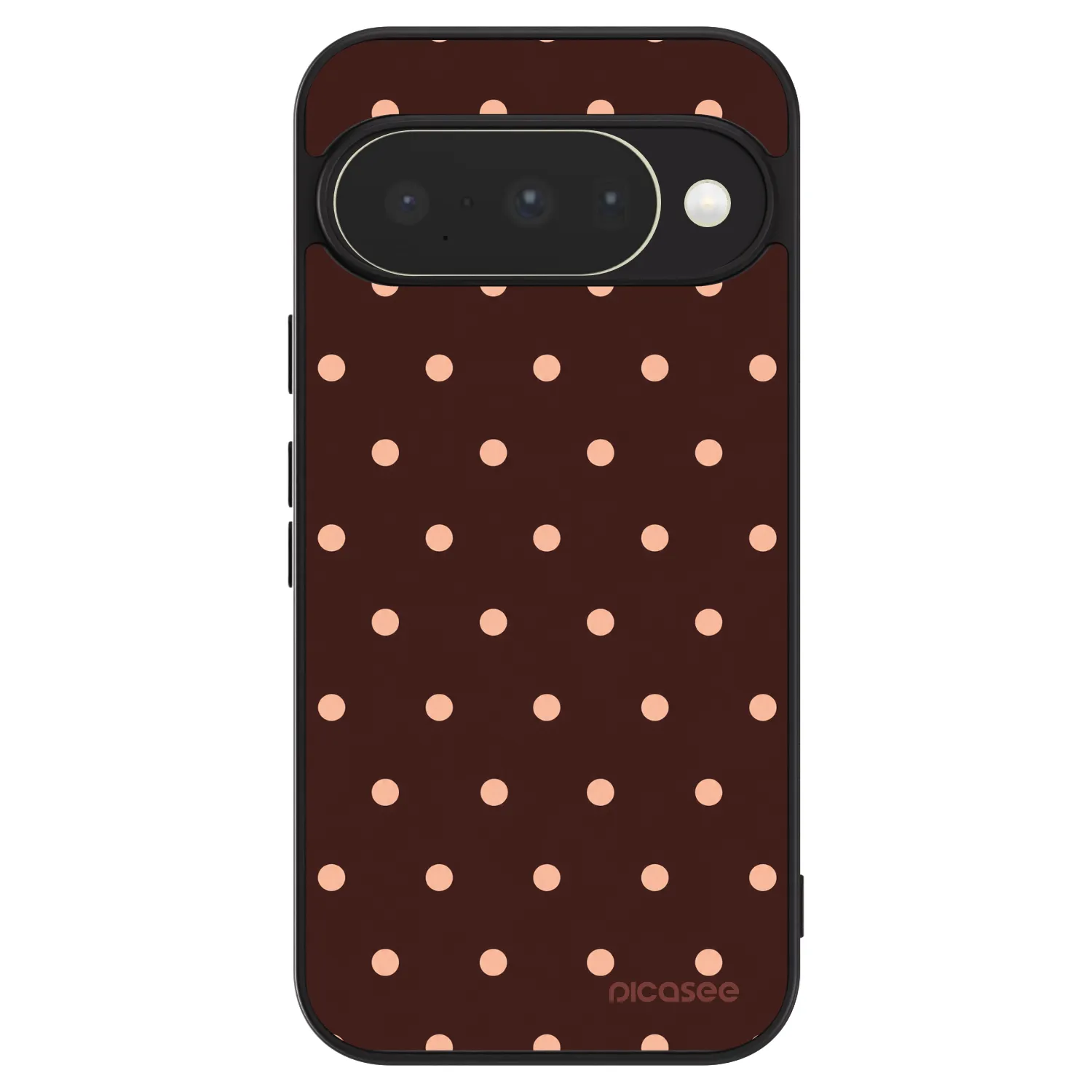 Picasee ULTIMATE CASE pro Google Pixel 10 - Peach Dots & Chocolate