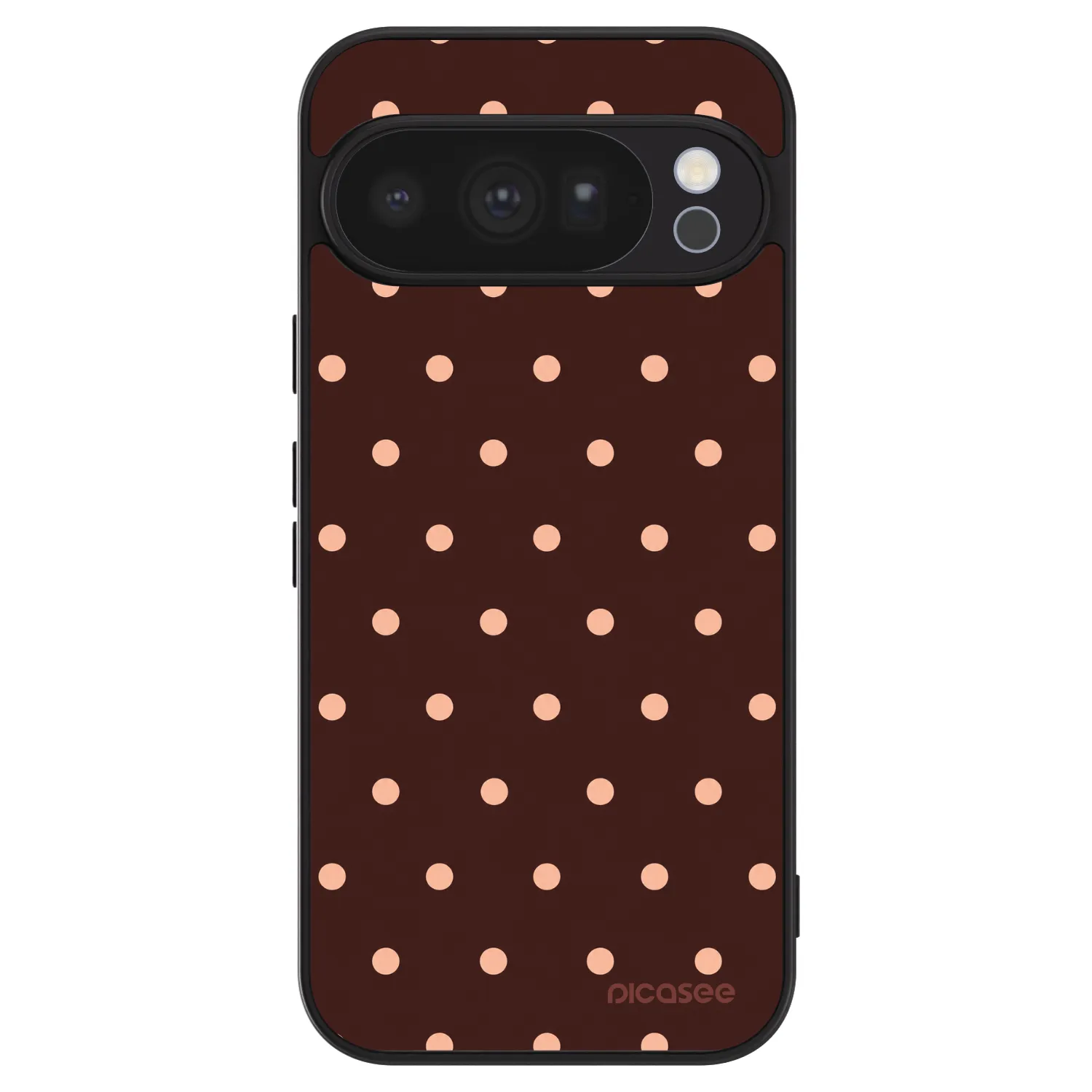 Picasee ULTIMATE CASE pro Google Pixel 10 Pro - Peach Dots & Chocolate