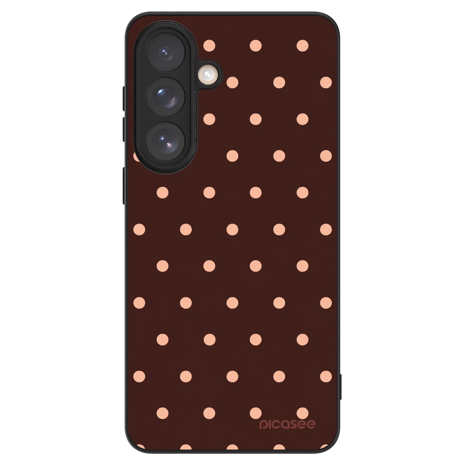 Picasee ULTIMATE CASE pro Samsung Galaxy S26+ - Peach Dots & Chocolate