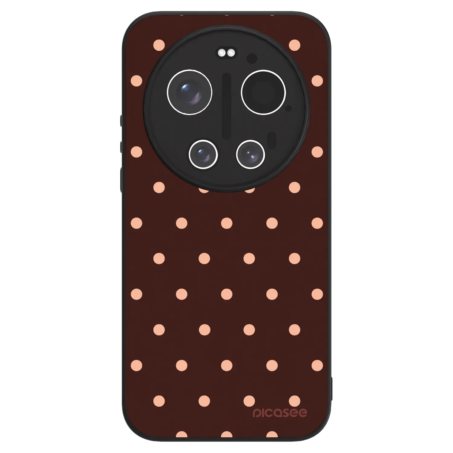 Picasee ULTIMATE CASE pro Xiaomi 17 Ultra - Peach Dots & Chocolate