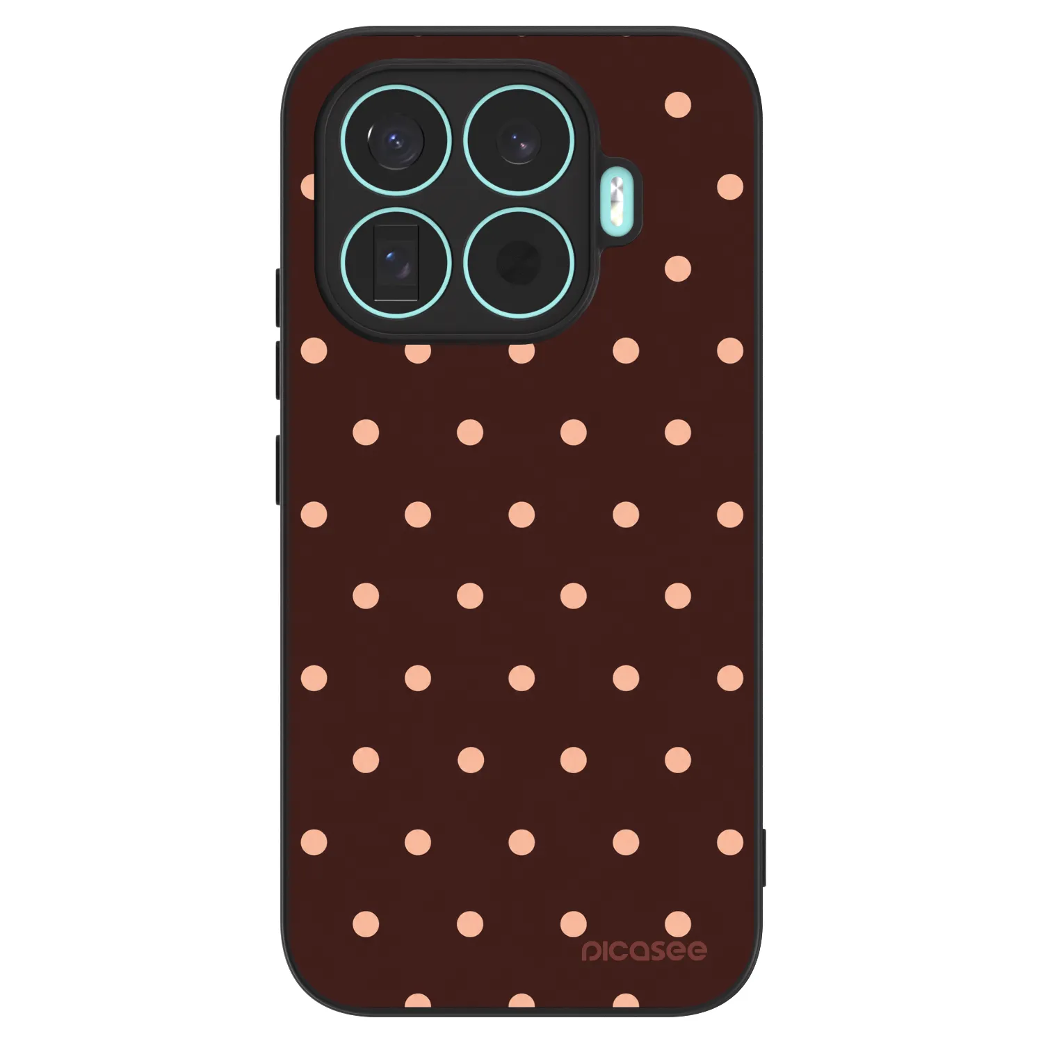 Picasee ULTIMATE CASE pro Xiaomi 17T - Peach Dots & Chocolate