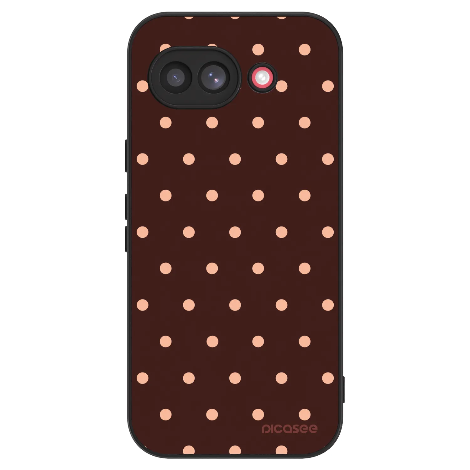 Picasee ULTIMATE CASE pro Google Pixel 10a - Peach Dots & Chocolate