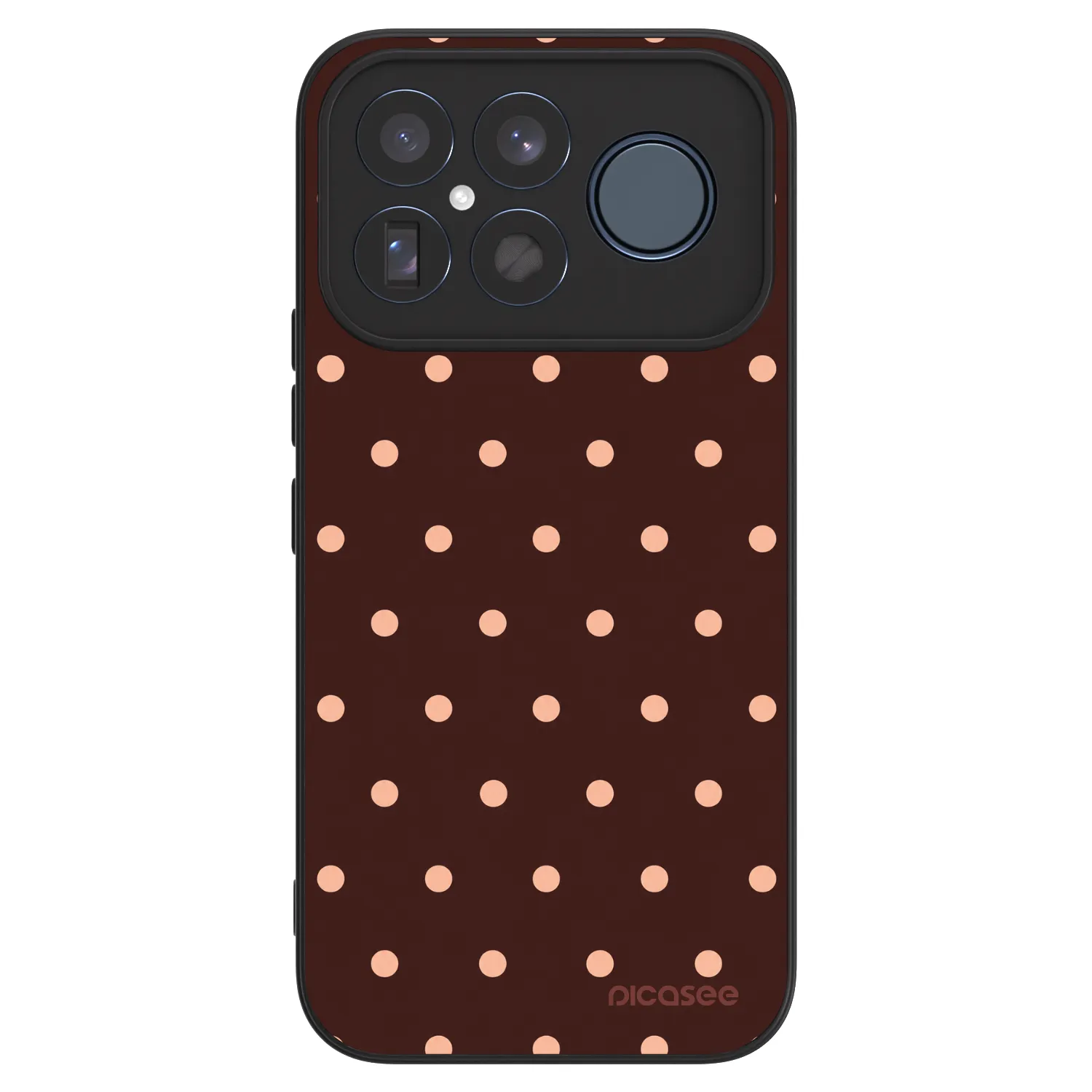 Picasee ULTIMATE CASE pro Xiaomi Poco F8 Ultra - Peach Dots & Chocolate