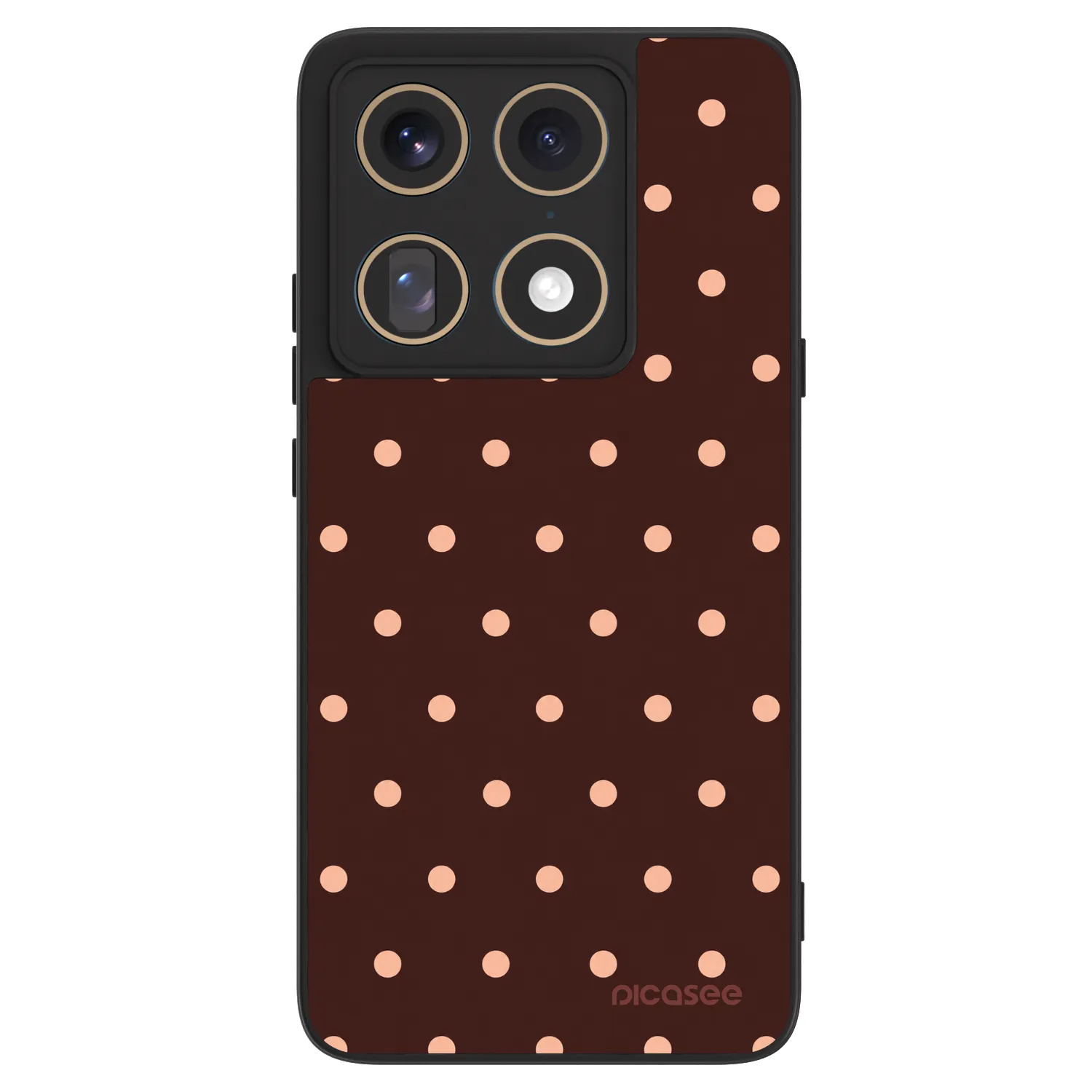 Picasee ULTIMATE CASE pro Motorola Signature - Peach Dots & Chocolate
