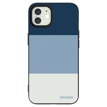 Picasee silikonový černý obal pro Apple iPhone 12 - Coastal Blue