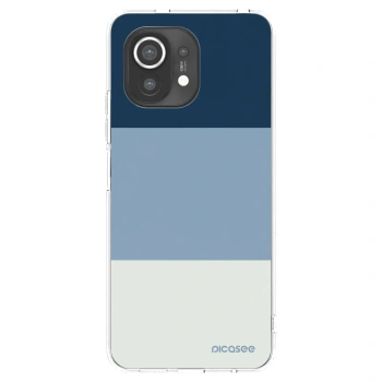 Picasee silikonový průhledný obal pro Xiaomi Mi 11 - Coastal Blue