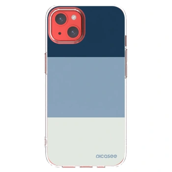 Picasee silikonový průhledný obal pro Apple iPhone 13 - Coastal Blue