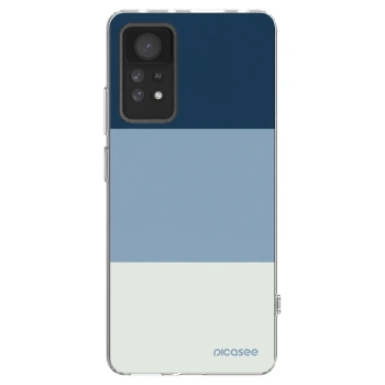 Picasee silikonový průhledný obal pro Xiaomi Redmi Note 11 Pro - Coastal Blue