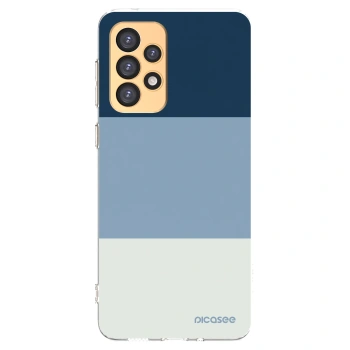 Picasee silikonový průhledný obal pro Samsung Galaxy A33 5G A336 - Coastal Blue