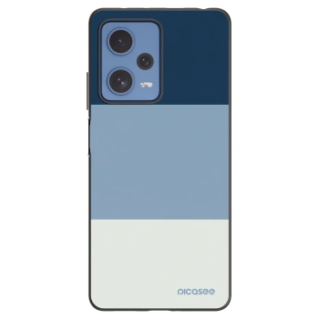 Picasee silikonový černý obal pro Xiaomi Redmi Note 12 Pro 5G - Coastal Blue