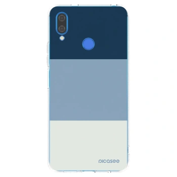 Picasee silikonový průhledný obal pro Huawei Nova 3 - Coastal Blue
