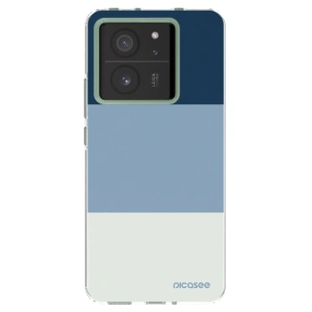 Picasee silikonový průhledný obal pro Xiaomi 13T - Coastal Blue