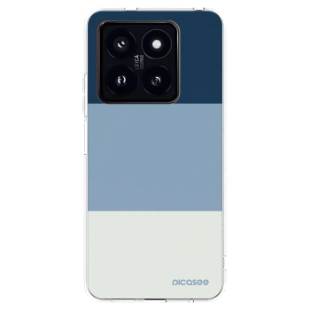 Picasee silikonový průhledný obal pro Xiaomi 14 Pro - Coastal Blue