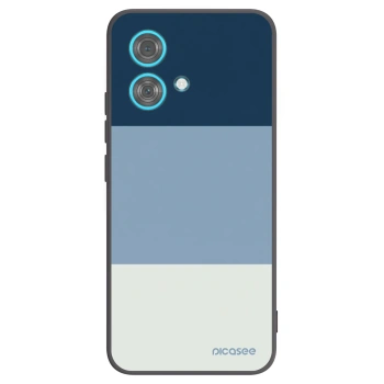 Picasee silikonový černý obal pro Motorola Edge 40 Neo - Coastal Blue
