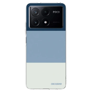 Picasee silikonový průhledný obal pro Xiaomi Poco X6 Pro - Coastal Blue