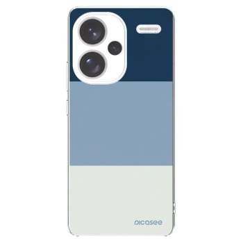 Picasee silikonový průhledný obal pro Xiaomi Redmi Note 13 Pro+ 5G - Coastal Blue