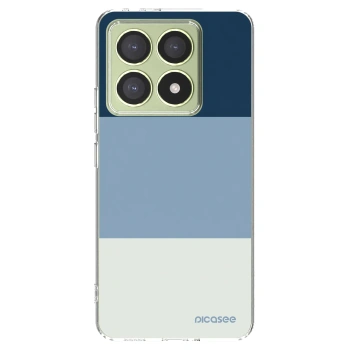 Picasee silikonový průhledný obal pro Xiaomi 14T - Coastal Blue