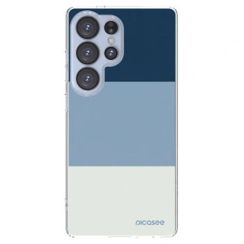 Picasee silikonový průhledný obal pro Samsung Galaxy S25 Ultra 5G - Coastal Blue