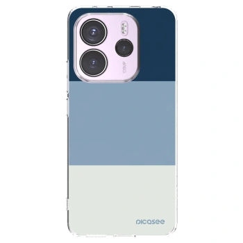 Picasee silikonový průhledný obal pro Xiaomi Redmi Note 14 4G - Coastal Blue